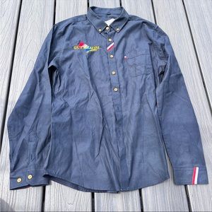 Horse button up shirt